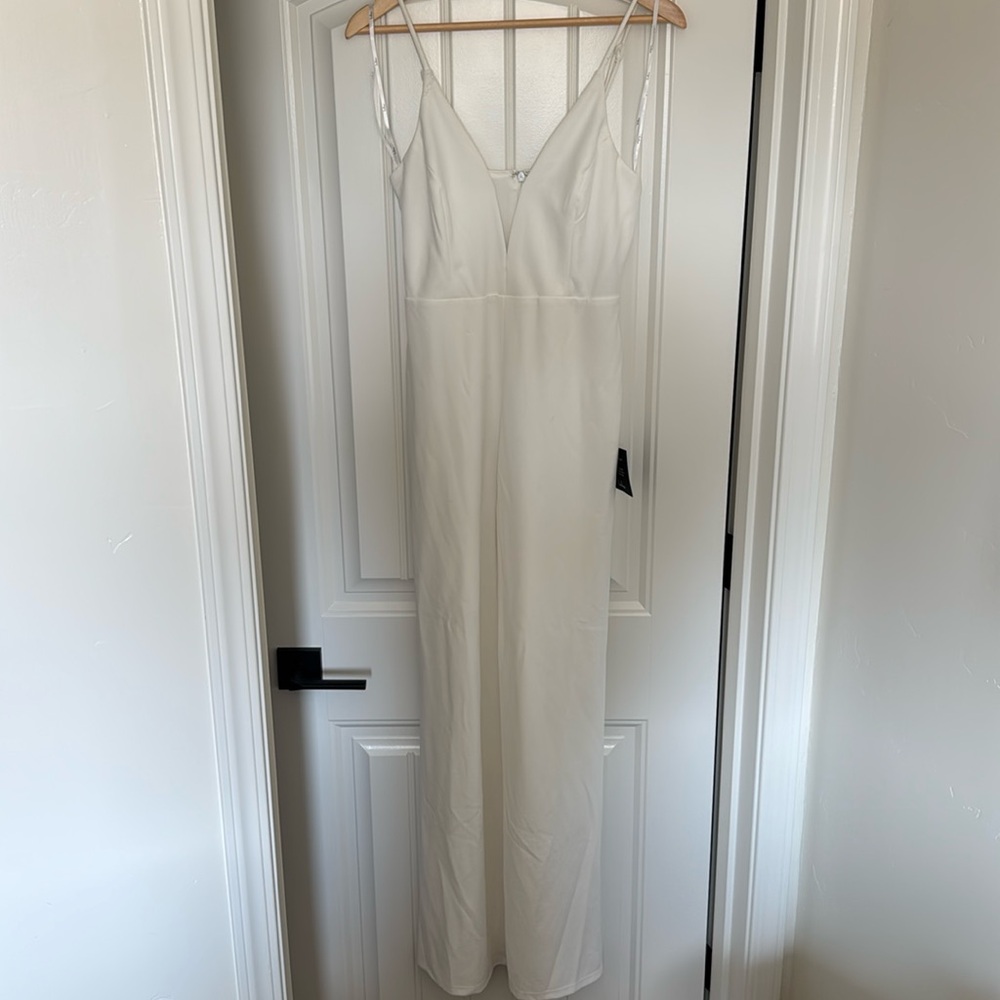 NEVER WORN - Lulus White Jumpsuit